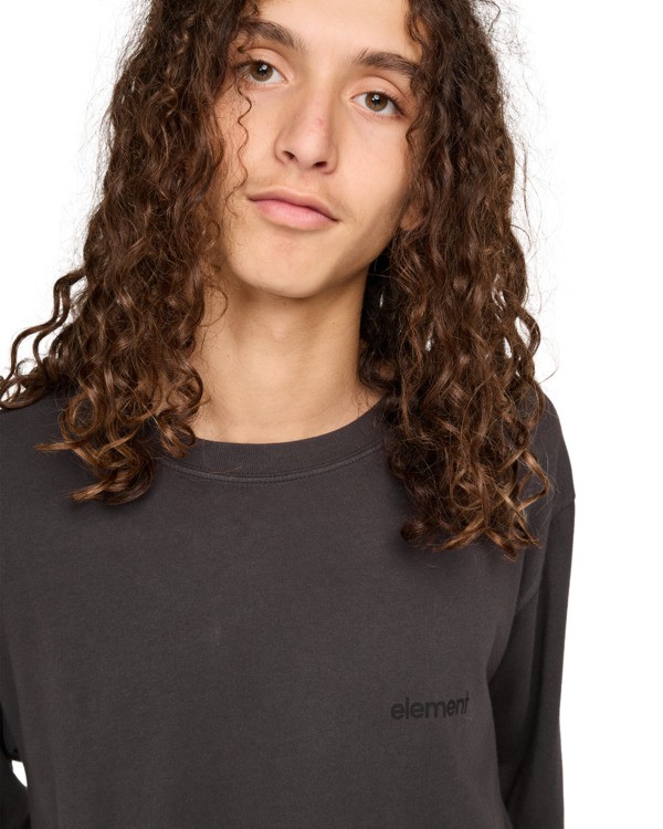 4 Lowcase Pigment - Longsleeve für Männer Schwarz ELYKT00176 Element