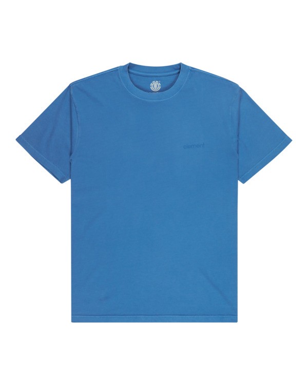 0 Lowcase Pigment - Short Sleeve T-Shirt for Men Blue ELYKT00177 Element