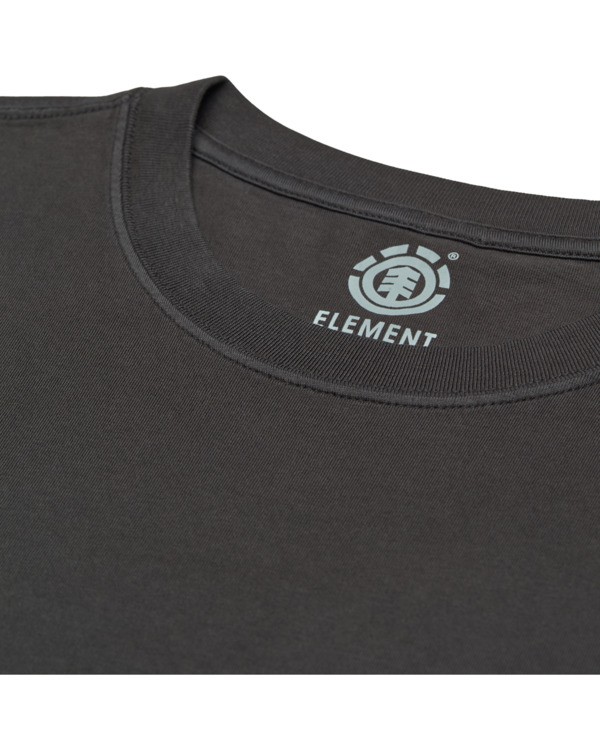 2 Lowcase Pigment - T-shirt de manga curta para homem Preto ELYKT00177 Element