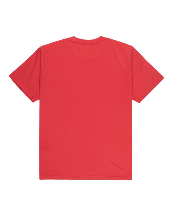 1 Lowcase Pigment - Short Sleeve T-Shirt for Men Red ELYKT00177 Element