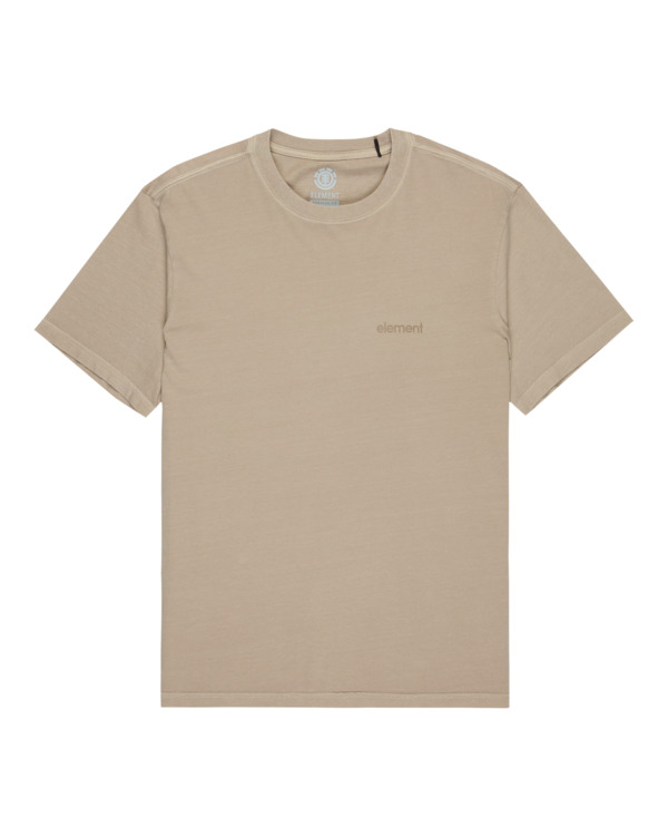0 Lowcase Pigment - Short Sleeve T-Shirt for Men Beige ELYKT00177 Element