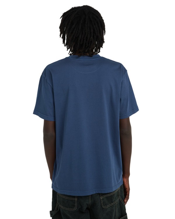 6 Lowcase Pigment - T-shirt de manga curta para homem Azul ELYKT00177 Element