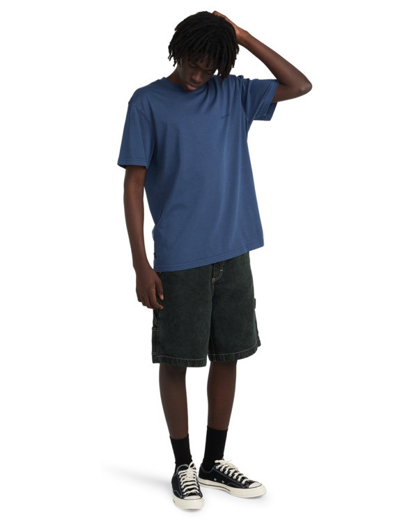 5 Lowcase Pigment - T-shirt de manga curta para homem Azul ELYKT00177 Element