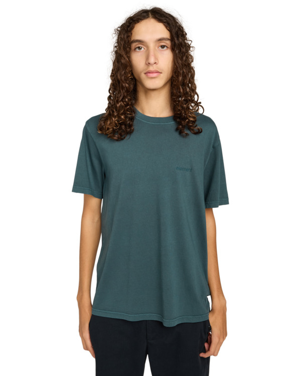 2 Lowcase Pigment - T-Shirt à manches courtes pour Homme Bleu ELYKT00177 Element