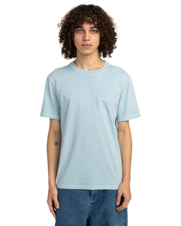 2 Lowcase - Camiseta de manga corta para Hombre Azul ELYKT00177 Element