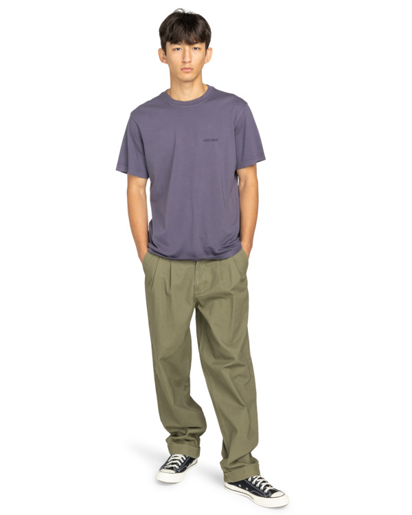 5 Lowcase Pigment - Short Sleeve T-Shirt for Men Black ELYKT00177 Element