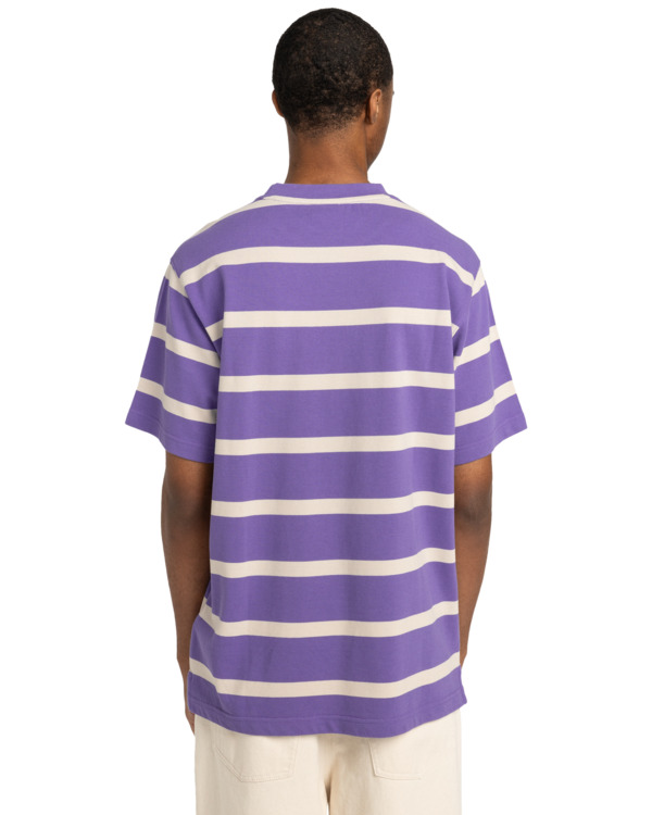 5 Yacht Club - Short Sleeves T-Shirt for Men Purple ELYKT00181 Element