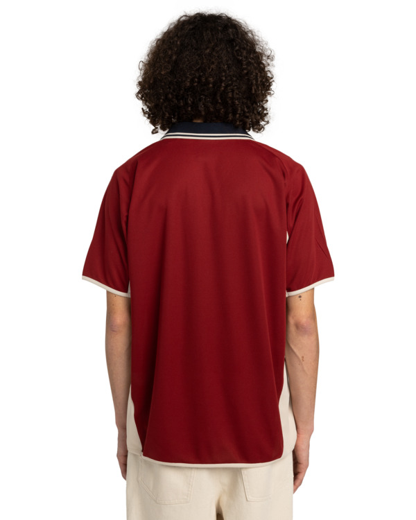 5 Soccer Game - Poloshirt met Korte Mouw voor Heren Red ELYKT00183 Element