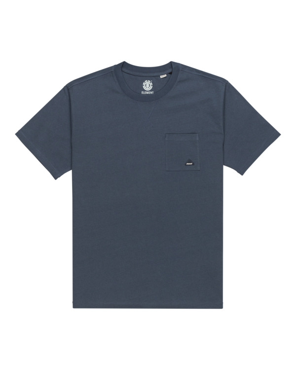 0 Cipher - Short Sleeves T-Shirt for Men Blue ELYKT00184 Element