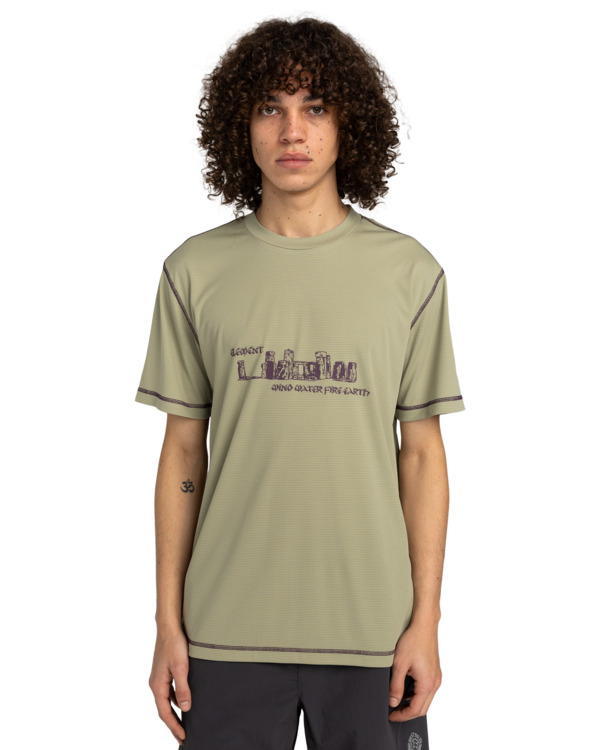 2 FFNC Tech - Camiseta de manga corta para Hombre Verde ELYKT00187 Element