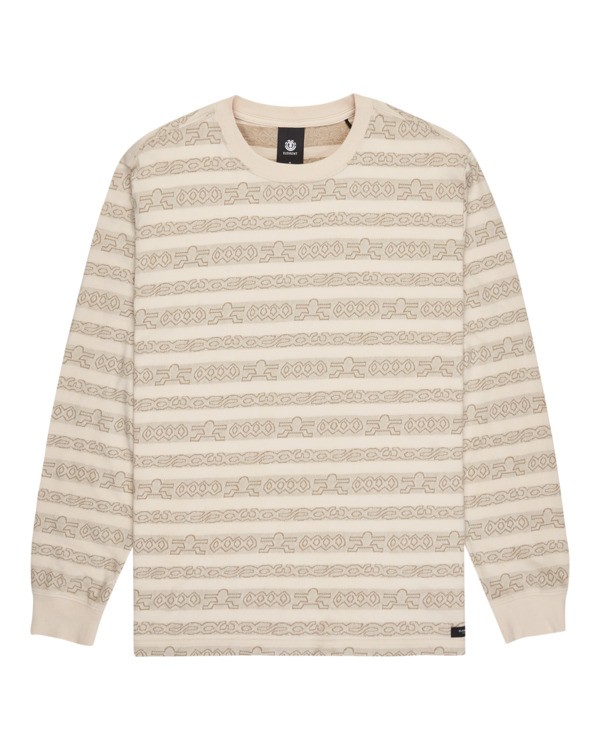 0 4 Wheels Unity - T-shirt manches longues pour Homme Beige ELYKT00189 Element