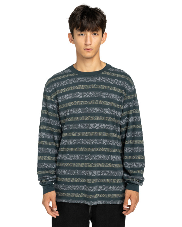 element, 4 Wheels Unity - T-shirt manches longues pour Homme, 4 WHEELS FOR UNITY BLUE (btg6) 2 4 Wheels Unity - T-shirt manches longues pour Homme Bleu ELYKT00189 Element