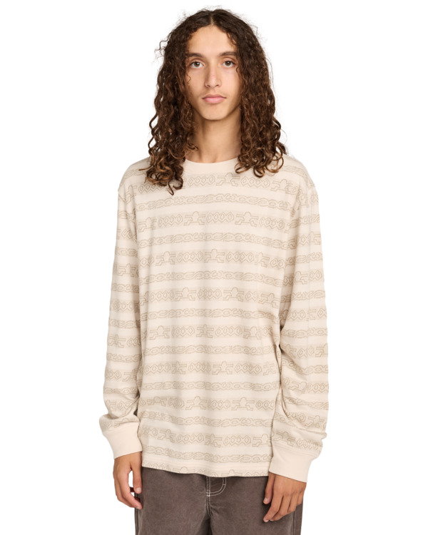 2 4 Wheels Unity - T-shirt manches longues pour Homme Beige ELYKT00189 Element