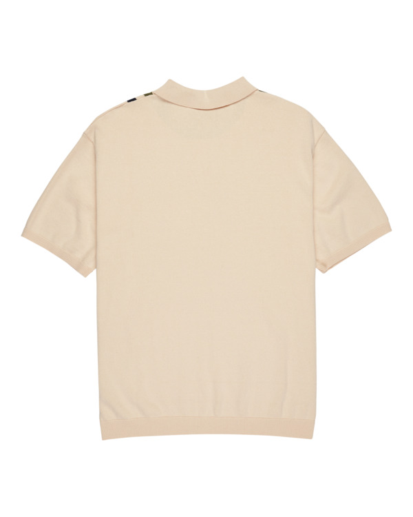 1 Cotton - Hemd mit kurzen Ärmeln für Männer Beige ELYKT00192 Element