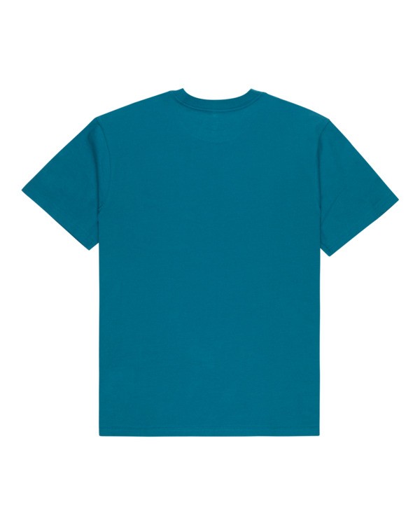 1 Icon Label Pocket - Short Sleeve T-Shirt for Men Blue ELYKT00198 Element