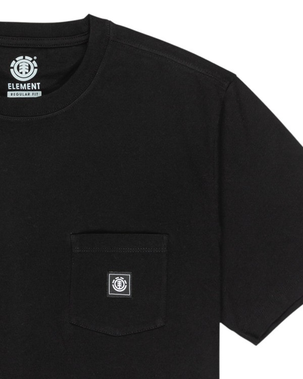2 Icon Label Pocket - T-Shirt à manches courtes pour Homme Bleu ELYKT00198 Element