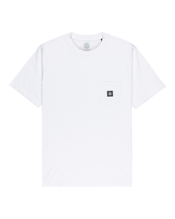 0 Icon Label Pocket - T-Shirt für Männer Weiss ELYKT00198 Element