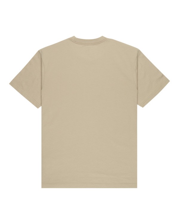 1 Icon Label Pocket - Short Sleeve T-Shirt for Men Beige ELYKT00198 Element