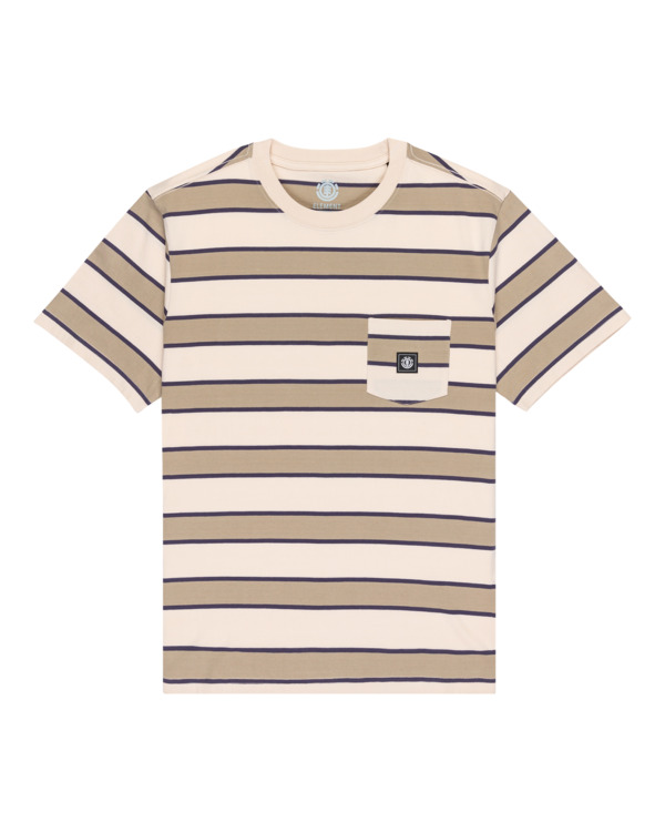 0 Icon Label Pocket - T-Shirt à manches courtes pour Homme Beige ELYKT00198 Element