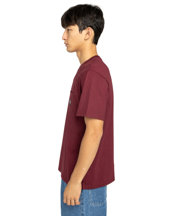 3 Icon Label Pocket - T-Shirt für Männer Rot ELYKT00198 Element