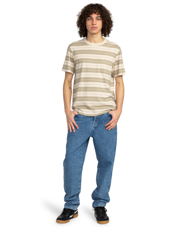 5 Icon Label Pocket - T-Shirt à manches courtes pour Homme Beige ELYKT00198 Element