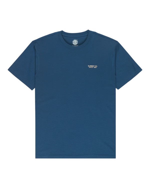 0 Element Co - T-shirt met korte mouwen voor Heren Blue ELYKT00206 Element