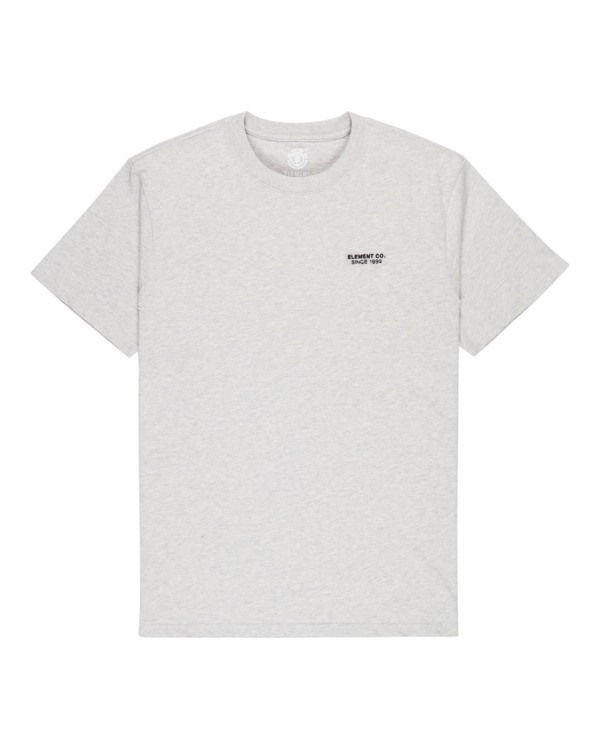 0 Element Co - Short Sleeve T-Shirt for Men Grey ELYKT00206 Element