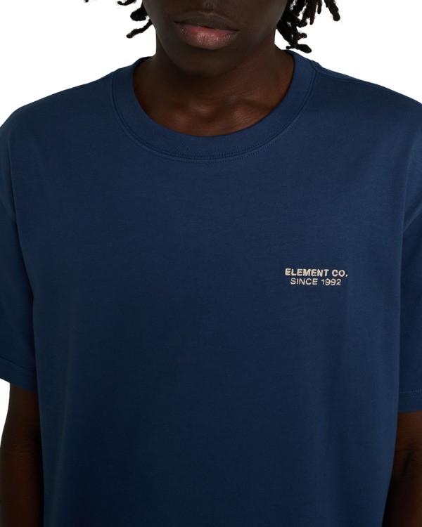 4 Element Co - T-shirt met korte mouwen voor Heren Blue ELYKT00206 Element
