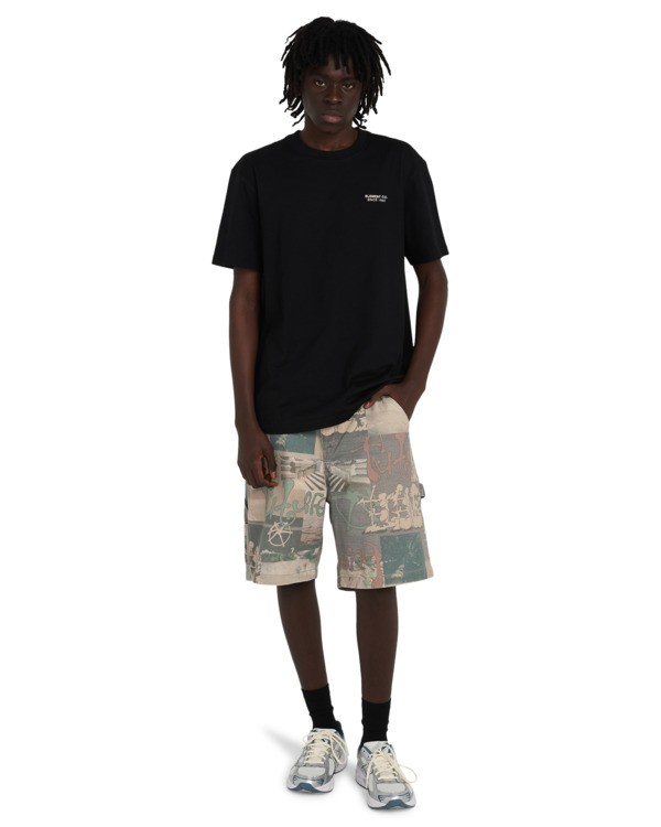 5 Element Co - Short Sleeve T-Shirt for Men Blue ELYKT00206 Element