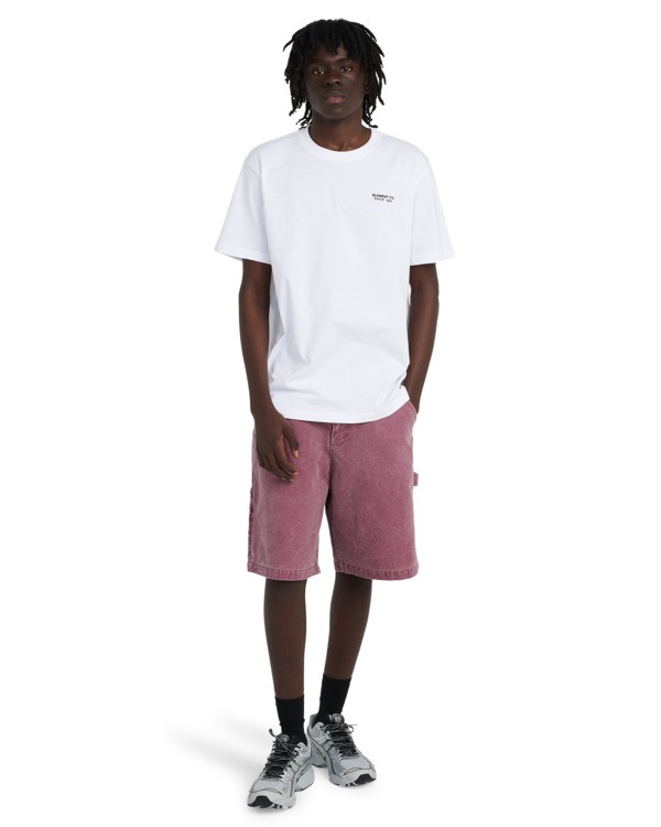 5 Element Co - T-shirt de manga curta para Homem Branco ELYKT00206 Element