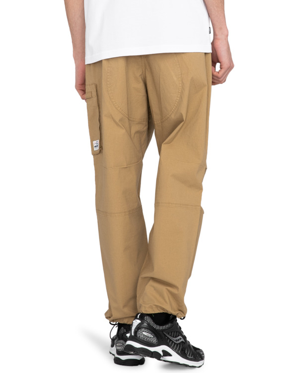 9 Chillin Travel - Pantaloni tecnici da Uomo Green ELYNP00147 Element