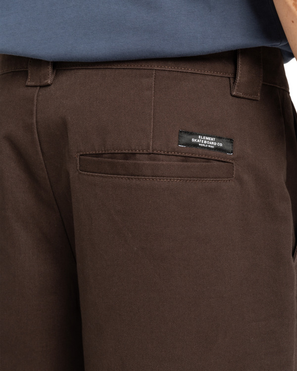 4 Relax Work - Chino Trousers for Men Brown ELYNP00181 Element