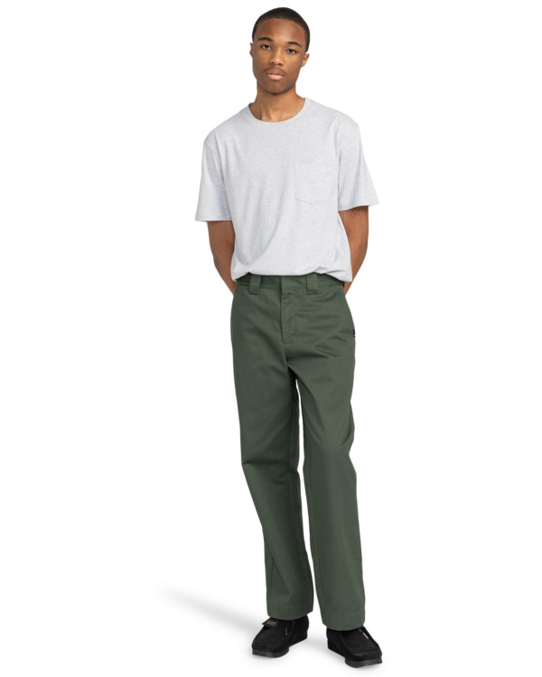 3 Howland Work - Chino Pants for Men Black ELYNP00181 Element