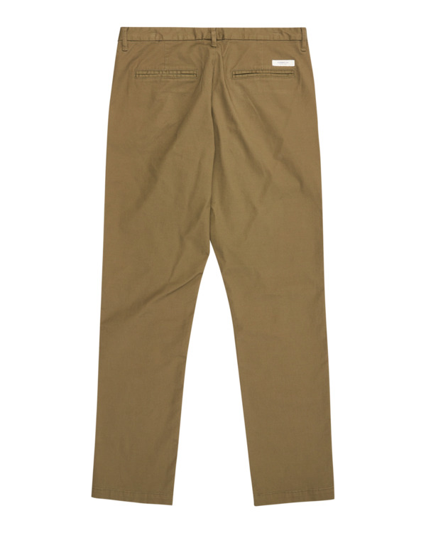 7 Regular Twill - Chino pour Homme Vert ELYNP00188 Element