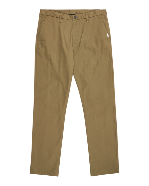 6 Regular Twill - Chino pour Homme Vert ELYNP00188 Element