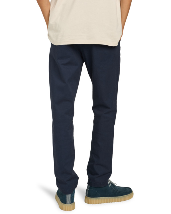 4 Regular Twill - Chino pour Homme Bleu ELYNP00188 Element