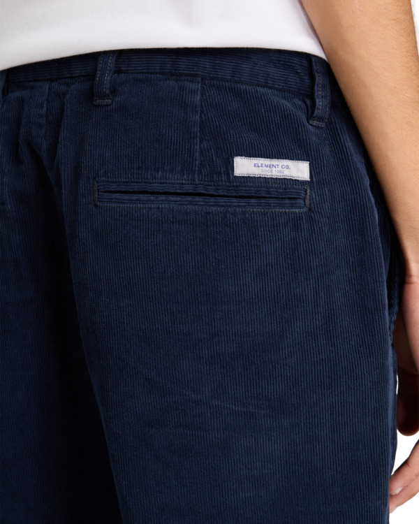 3 Regular Corduroy - Regular Fit Chino-Hose für Männer Blau ELYNP00189 Element