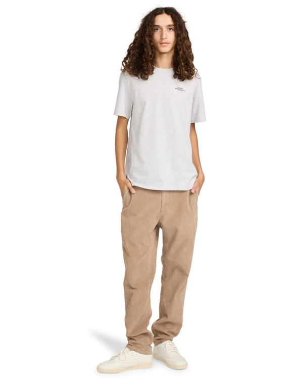 4 Regular Corduroy - Regular Fit Chino-Hose für Männer Grau ELYNP00189 Element