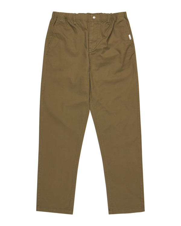 6 Regular Comfort Twill - Calças Chino para Homem Verde ELYNP00190 Element