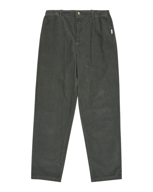 0 Regular Comfort Corduroy - Chino Trousers for Men Black ELYNP00191 Element