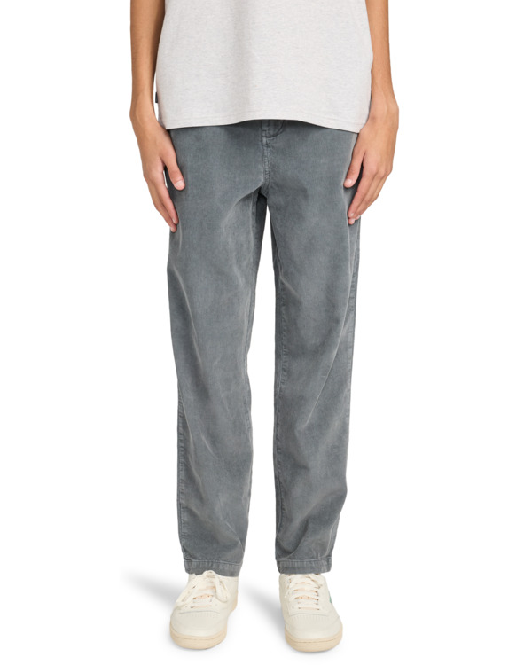 2 Regular Comfort Corduroy - Pantalón chino para hombre Negro ELYNP00191 Element