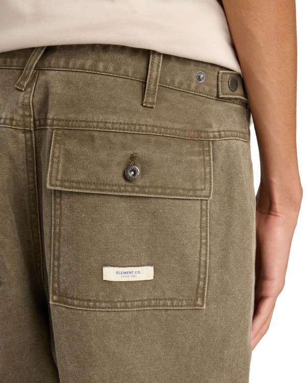 3 Relax Fatigue Canvas - Fatigue-Hose für Männer Braun ELYNP00197 Element
