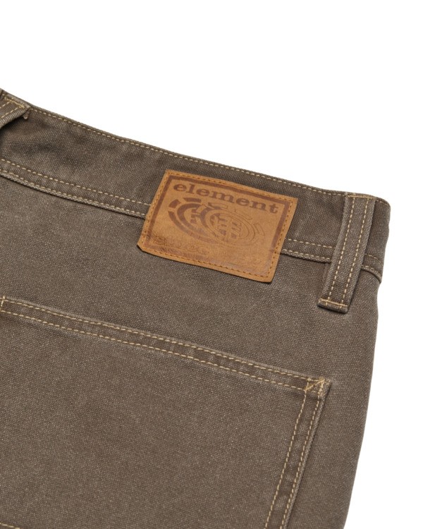 5 Big Carpenter Canvas - Pantalón de carpintero para hombre Marron ELYNP00201 Element