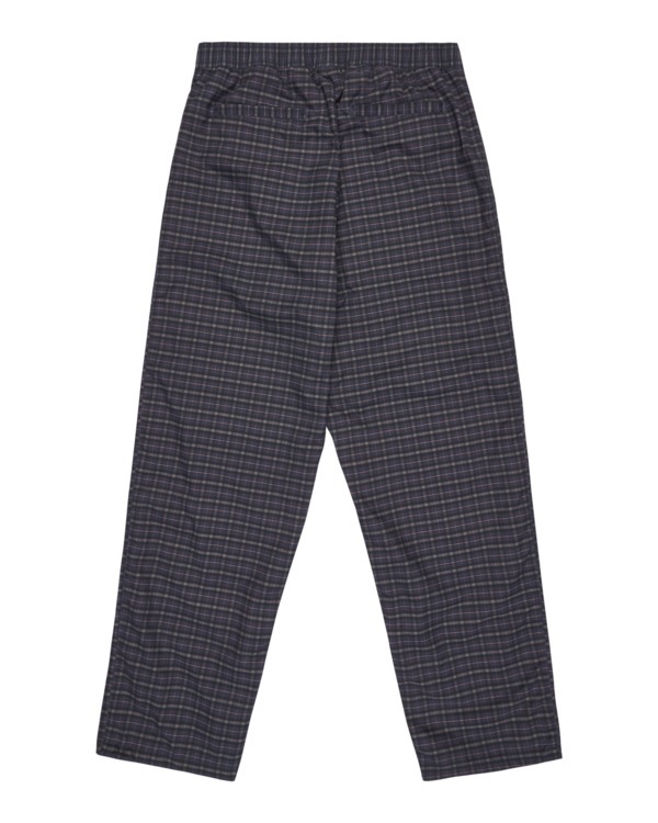 7 Relax Checker Track - Joggers for Men Blue ELYNP00204 Element