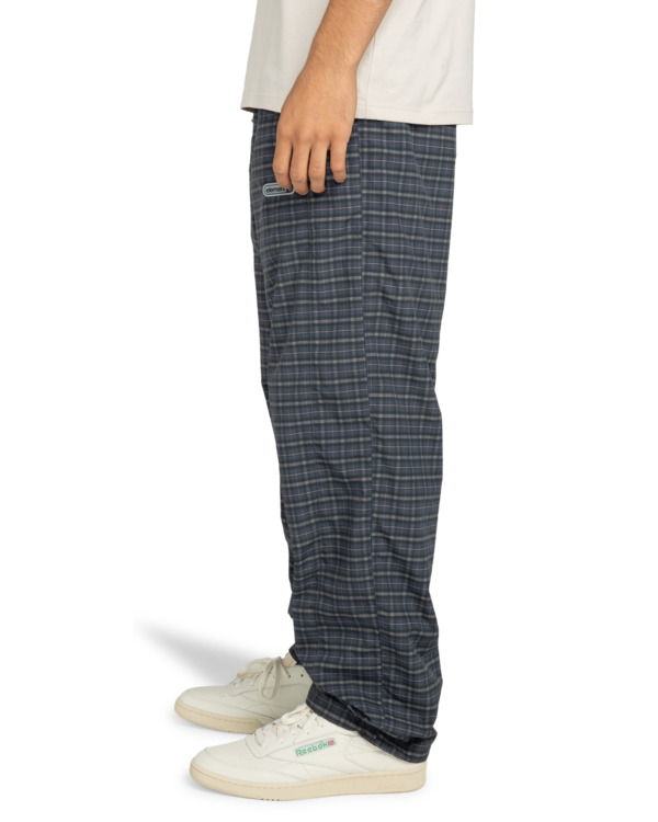 1 Relax Checker Track - Joggers for Men Blue ELYNP00204 Element