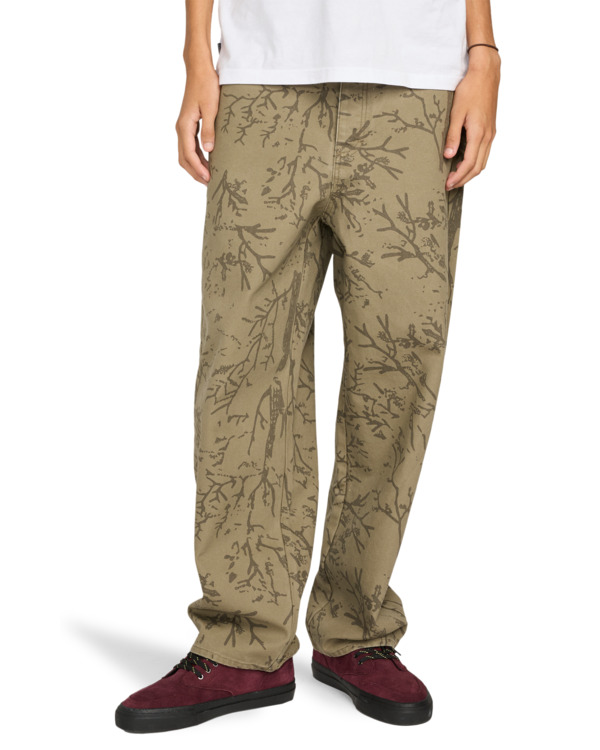 0 Bigfoot Big 5 Canvas - Pantalon large en toile pour Homme Marron ELYNP00205 Element