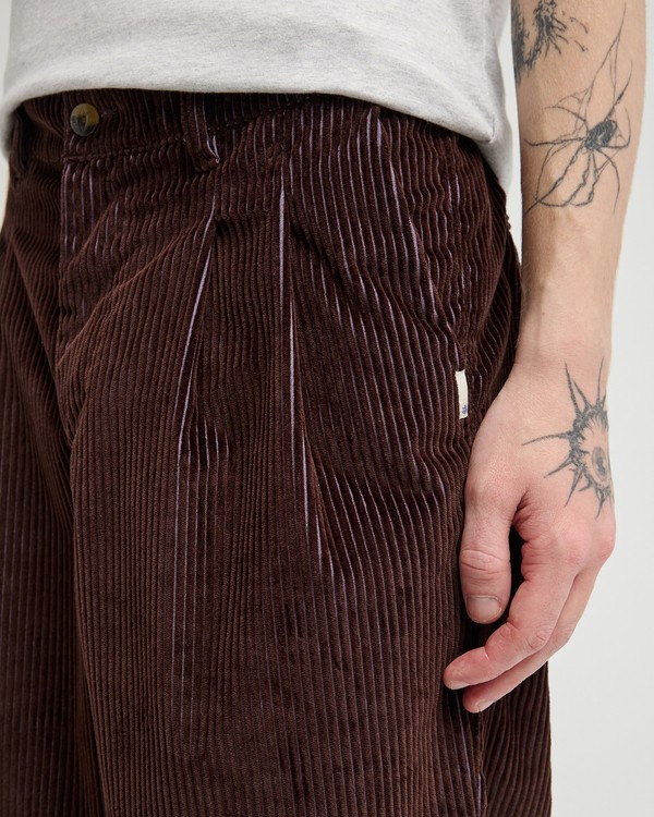 9 Big Pleated Bi Color Marron ELYNP00221 Element