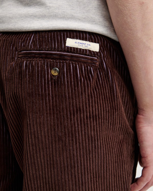 10 Big Pleated Bi Color Marron ELYNP00221 Element