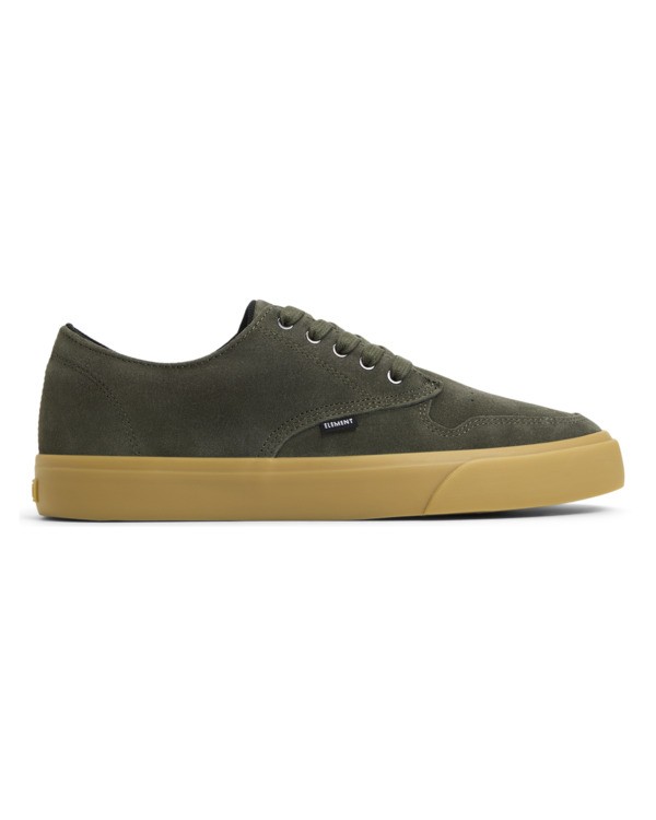 0 Topaz C3 - Sapatilhas de pele para homem Beige ELYS300001 Element
