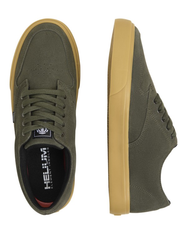 6 Topaz C3 - Sapatilhas de pele para homem Beige ELYS300001 Element